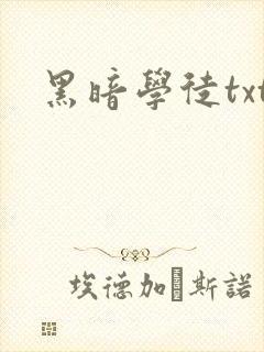 黑暗学徒txt
