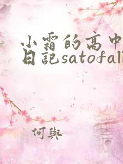 小霜的高中成长日记satofall