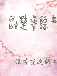 我点你的名了吗BY走窄路