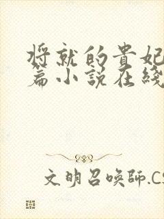 将就的贵妃重生篇小说在线阅读