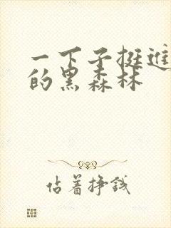 一下子挺进浓密的黑森林