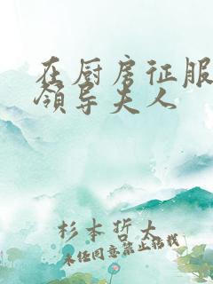 在厨房征服美丽领导夫人