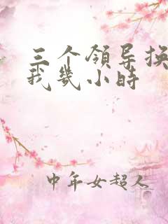 三个领导换着躁我几小时