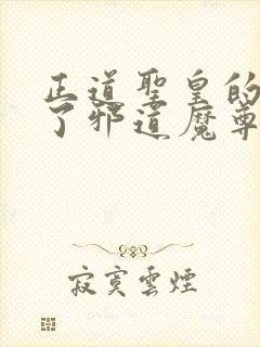 正道圣皇的我娶了邪道魔尊 小说