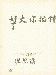 好大你插错地方了