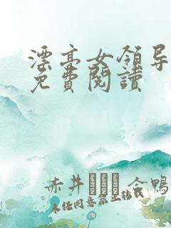 漂亮女领导全文免费阅读