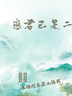 恋君已是二十年