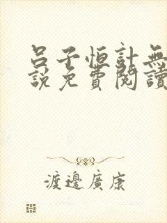 吕子恒计无伤小说免费阅读