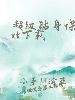 超级贴身保镖txt下载