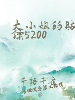 大小姐的贴身保镖5200
