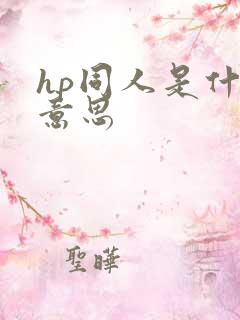 hp同人是什么意思