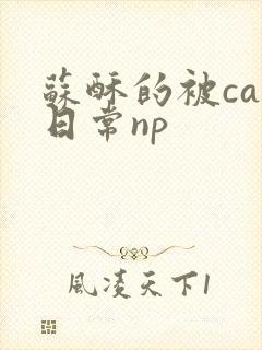 苏酥的被cao日常np