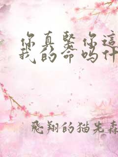 你真紧你这是要我的命吗什么意思