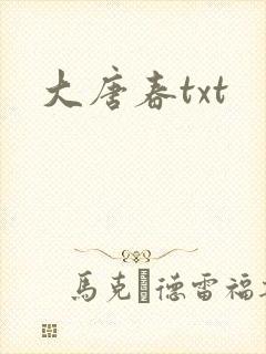 大唐春txt