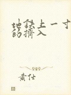 地铁上一寸一寸的挤入