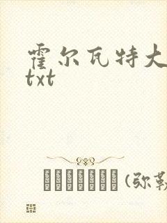 霍尔瓦特大街 txt