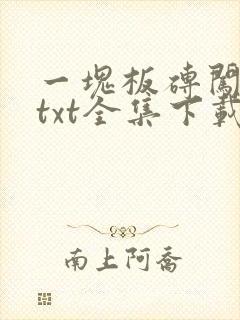 一块板砖闯仙界txt全集下载
