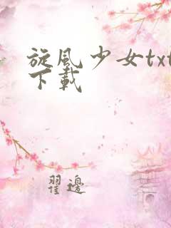 旋风少女txt下载