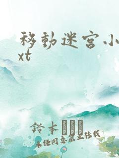 移动迷宫小说txt