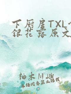 下厨房TXL金银花露原文