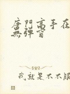 唐门高手在异世无弹窗