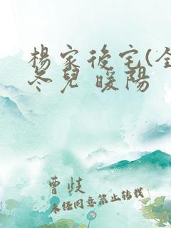 杨家后宅(全)冬儿 暖阳