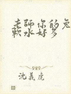老师你的兔子好软水好多