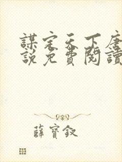 谋定天下唐诚小说免费阅读