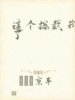 这个总裁 我要了