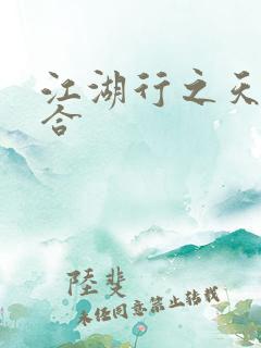 江湖行之天作之合