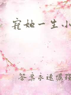宠她一生小说