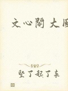 文心阁 大团结