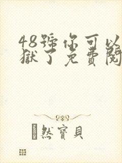 48号你可以出狱了免费阅读