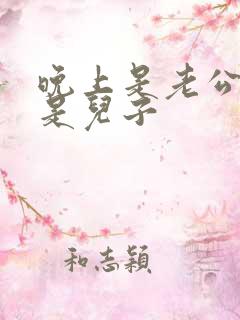 晚上是老公白天是儿子