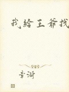 我给王爷找小三