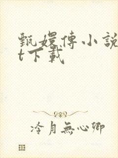 甄嬛传小说txt下载