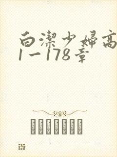 白洁少妇高义第1一178章