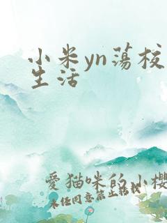 小米yn荡校园生活
