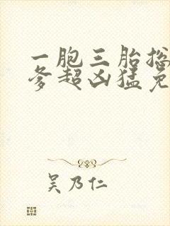 一胞三胎总裁爹爹超凶猛免费阅读