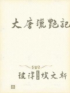 大唐猎艳记