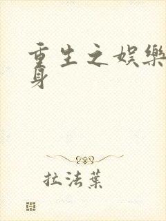 重生之娱乐圈替身