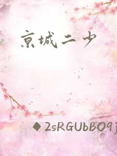 京城二少