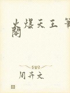 火爆天王 笔趣阁