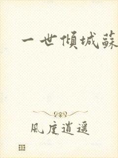 一世倾城苏小暖