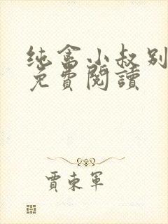 纯禽小叔别太猛免费阅读