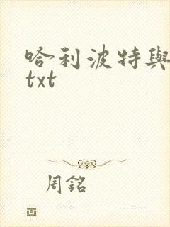 哈利波特与密室txt