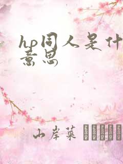hp同人是什么意思