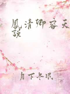 凤清卿容天凌小说