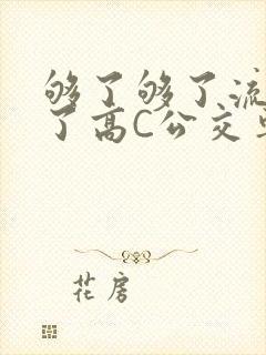 够了够了流出来了高C公交车