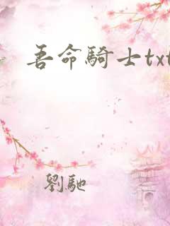 吾命骑士txt